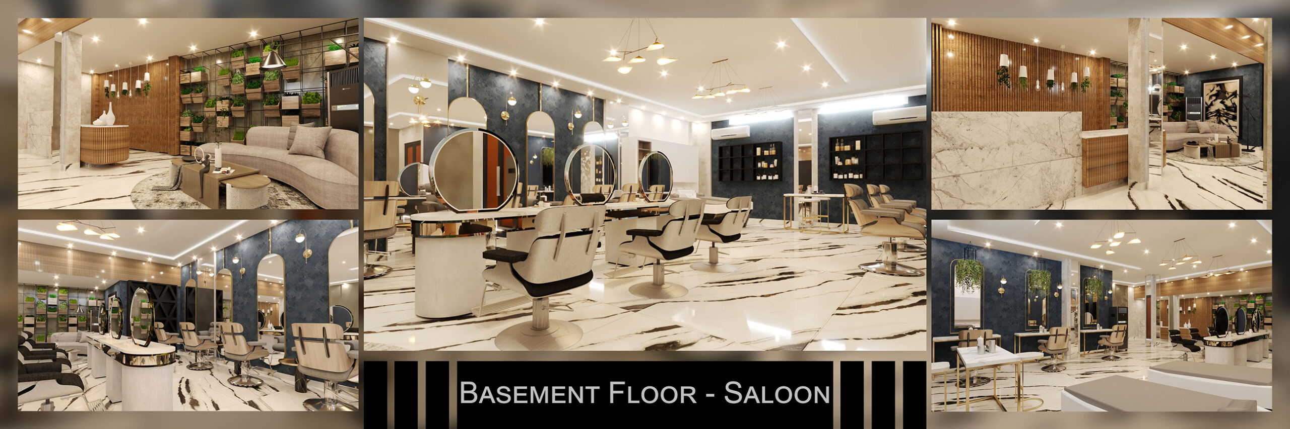 Basement Floor Saloon Layout Plan - The View by Titanium Group